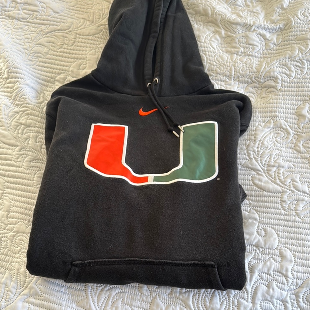 Nike Black University of Miami Sweatshirt
